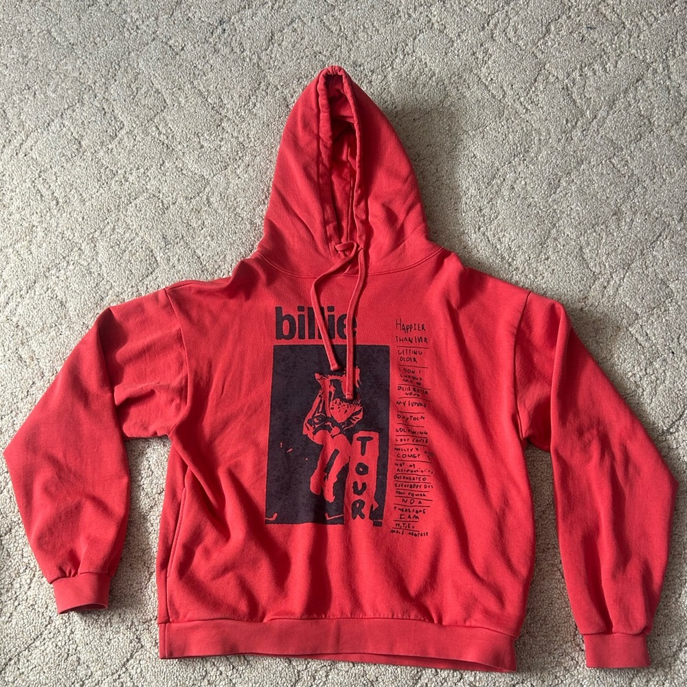 Billie Eilish Happier Than Ever Tour Hoodie